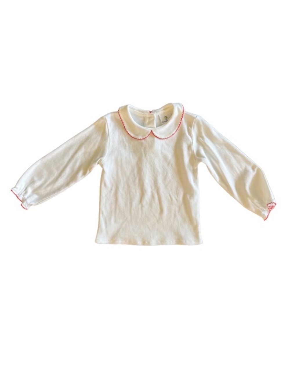 ❤️🤍 Florence Eiseman Peter Pan Collar Tee 3T Holiday Classic ✨